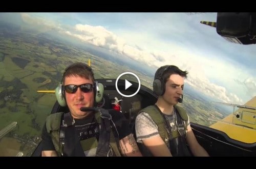 Acrobatic Pilot Scares Friends With Tricks