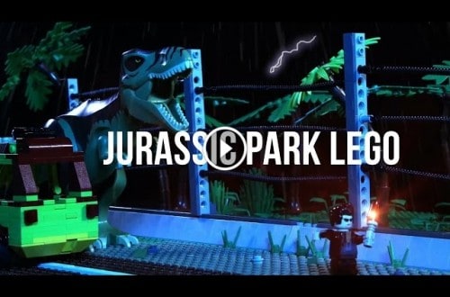 Dad And Daughter Create Jurassic Park Movie Out Of Legos
