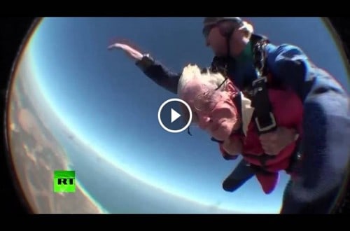 Grandma Skydives For Her 100th Birthday