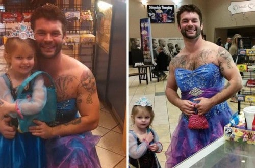 Guy Dresses Up As Princess And Wins Best Uncle Of The Year Award
