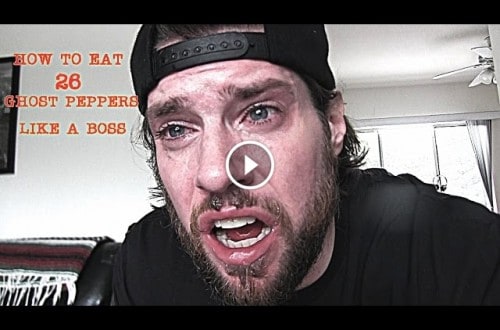 Man Eats 26 Ghost Peppers In 6 Minutes…Hilarious Reaction!