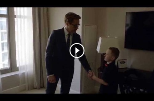Robert Downey Jr. Visits One-Armed Boy, Leaves Him With A Gift