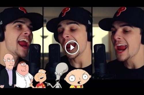 Singer Performs ‘Uptown Funk’ Using Voices Of Familiar Cartoon Characters
