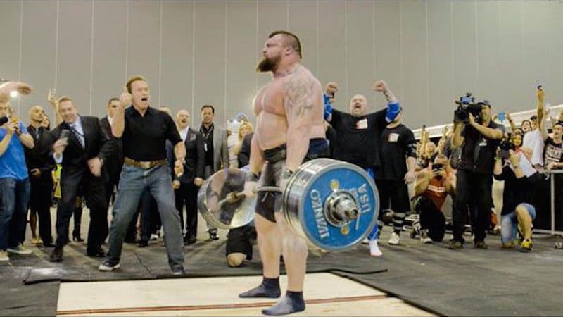 Strongman Breaks Deadlift World Record; Cheered On By Arnold Schwarzenegger