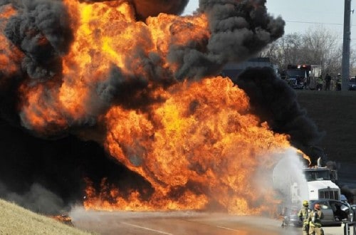 Tanker Truck Explodes And Shuts Down A Section Of Michigan’s I-94