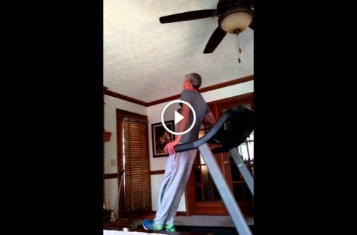 This Treadmill Dancing Dad Sure Knows How To Move