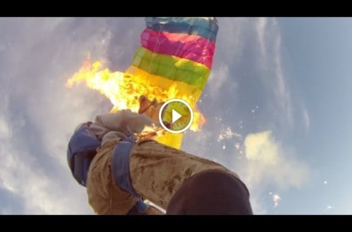 Two Guys Set Fire To Their Parachutes, You Wouldn’t Believe Why