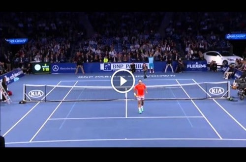 Young Boy Faces Off Against Professional Tennis Player. The Results Are Surprising