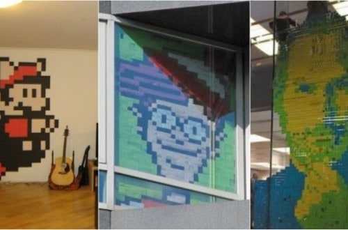 20 Works Of Art Done Completely Using Post-It Notes