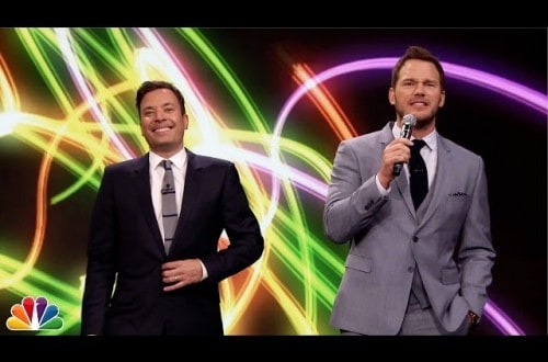 Chris Pratt Joins Jimmy Fallon In ‘Nonsense Karaoke’
