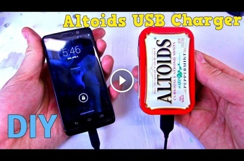 How To Charge Your Phone From A Peppermint Container