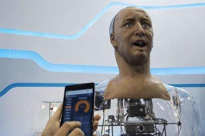 Humanoid Robot Capable Of Holding Intelligent Conversations With People