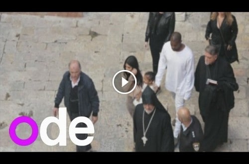 Kim Kardashian and Kanye West Baptize Baby North In Jerusalem Church