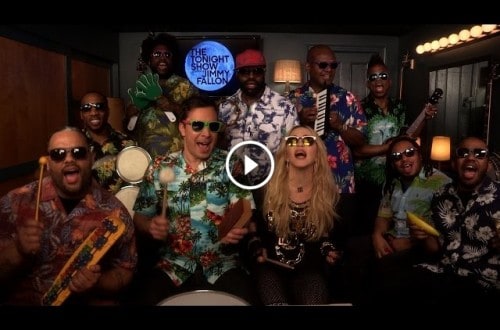 Madonna, Jimmy Fallon & The Roots Perform Holiday