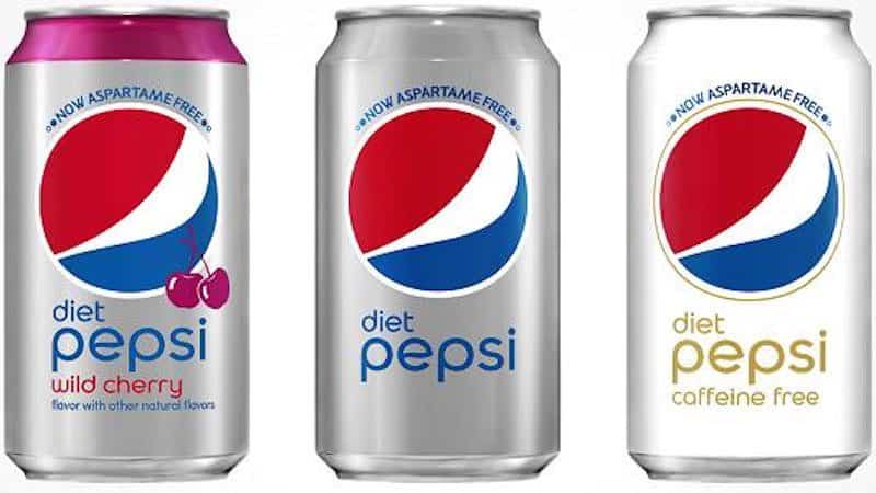 Pepsi Announces A Change To Artificial Sweetener In Diet Sodas