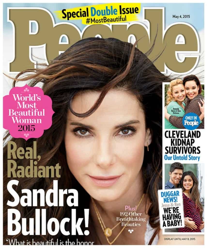 Sandra Bullock Is People Magazine’s Most Beautiful Woman