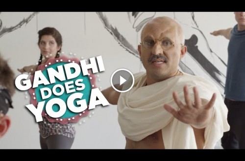 What Would Happen If Gandhi Went To A Yoga Class?