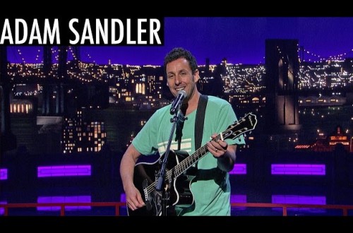 Adam Sandler’s Hilarious And Heartwarming Send-Off Song To David Letterman