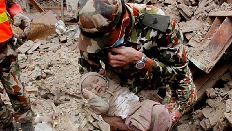 Baby Shockingly Survives 22 Hours Under Earthquake Rubble
