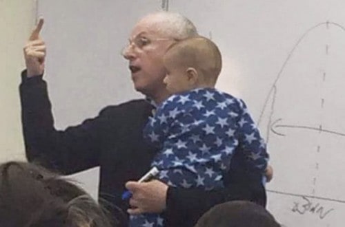Girl Takes Her Son To Class And He Starts Crying, What Happens Next… Wow