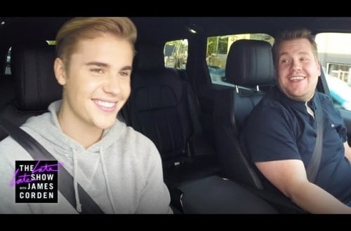Justin Bieber Carpools With James Corden