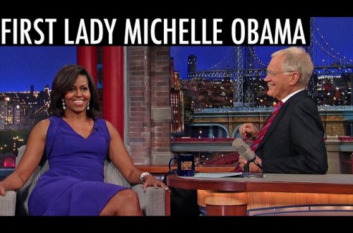 Michelle Obama To Raise David Letterman’s Child Post-White House