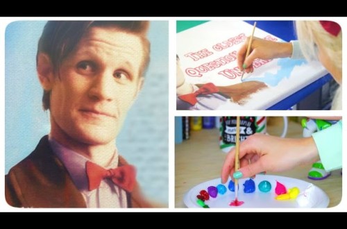 This Girl Paints The Most Realistic Painting Of Matt Smith You Will Ever See