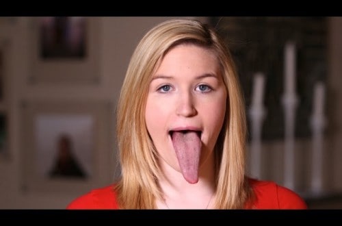 This Teen’s Tongue Might Get Her In The Guinness Book Of World Records