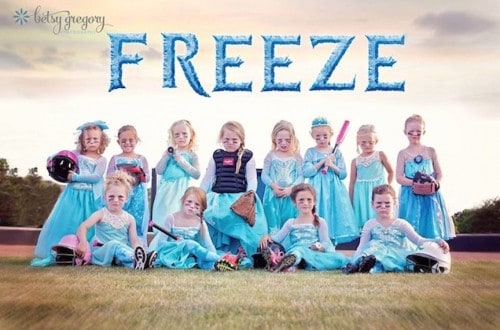 Little Girls’ Softball Team Photos Are Extremely Adorable