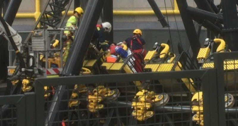 Shocking Roller Coaster Crash Injures Four