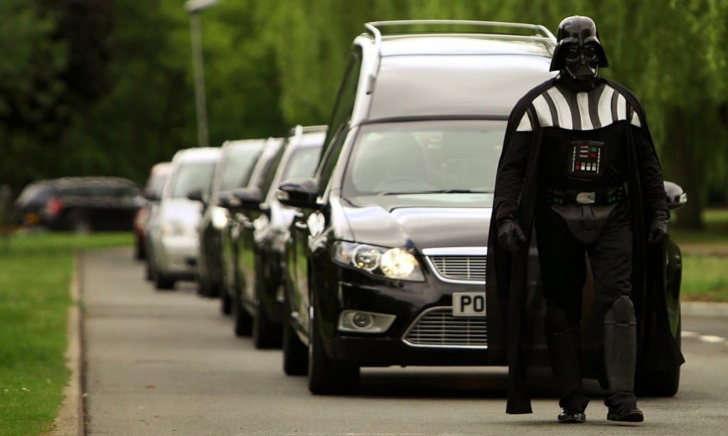 Fancy Dress Funeral Sees Darth Vader Lead Service