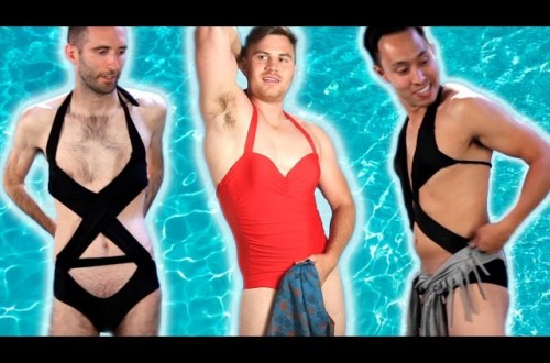 Men Trying Women’s Swimwear is Creepy, Yet Hilarious