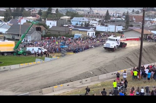 Truck Jumps 166 Feet, Shattering World Record And Parks Perfectly After