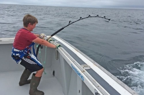 10-Year-Old Boy Catches Enormous Tuna In Canada