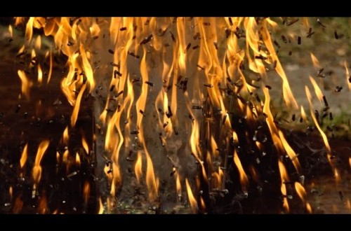 Amazing Video Of 6,000 Matches Ignited In Slow Motion