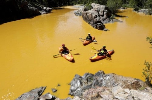 Colorado River Turns Yellow Due To Wastewater Spill