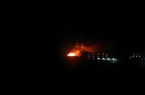 Firey Explosion Erupts On US Military Base In Japan