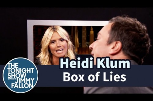 Heidi Klum Plays ‘Box Of Lies’ With Jimmy Fallon