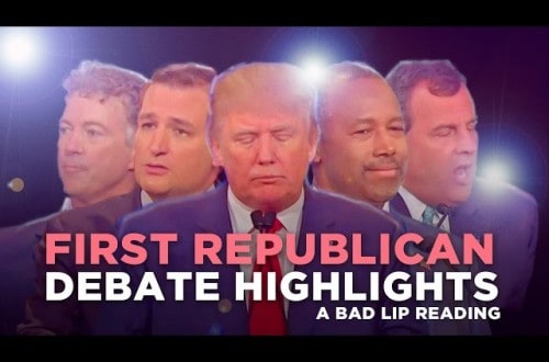 Hilarious First Republican Debate Highlights Dubbed With Bad Lip Reading