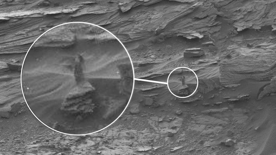 Mars Rover Sends Back Image Of Female Figure On Mars