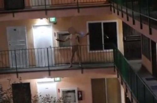 Naked Man Says He Is Jesus Christ As He Breaks Windows With Bare Hands
