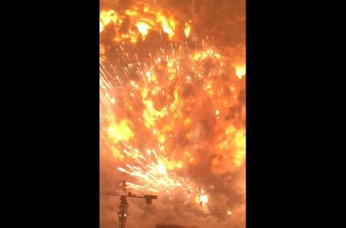 Shocking Footage Of Huge Explosion In China Shared By Tianjin Residents