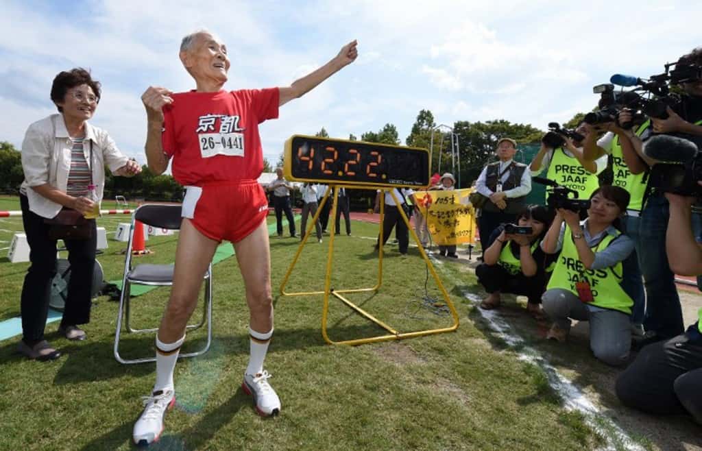 105 Year-Old Japanese Man Becomes Oldest Competitve Sprinter In The World