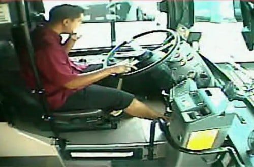 Bus Driver Removed Hands From Wheel To Eat Burrito Causes Massive Crash