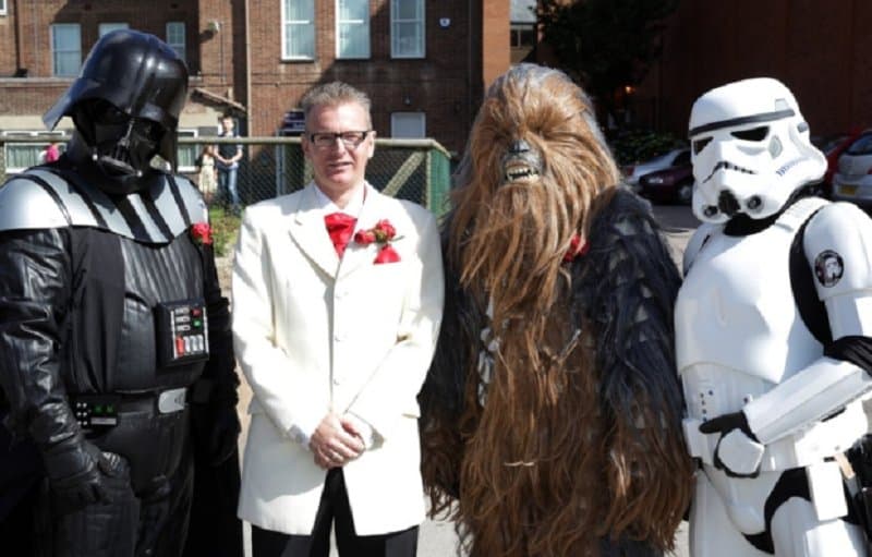 Couple Host Amazing Star Wars Themed Wedding