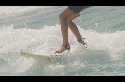 Epic Video Shows Woman Surfing In High Heels