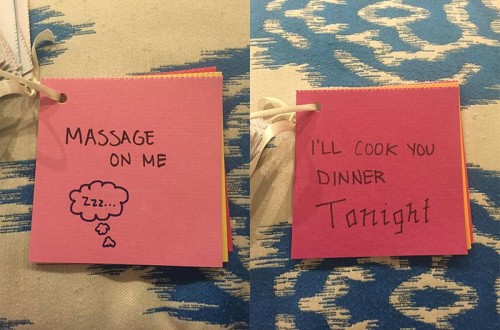 Girlfriend Gives Awesome Personal Coupon Book As Anniversary Gift