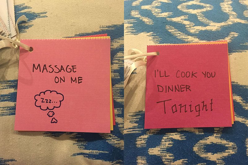 Girlfriend Gives Awesome Personal Coupon Book As Anniversary Gift