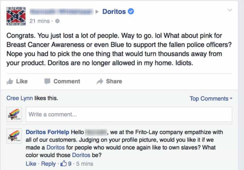 Guy Poses As Doritos Customer Service On Facebook And Trolls People