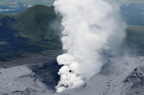 Japanese Island Sees Massive Volcanic Eruption
